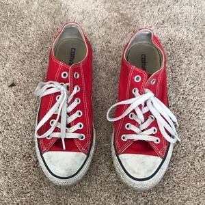 Red converse